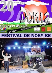 Andry Rajoelina à la clôture de la 20è édition du festival Donia de Nosy Be