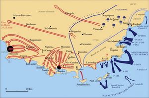 les plages du débarquement en Provence
