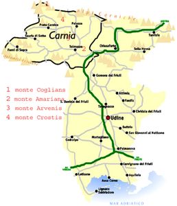Promenades géologiques dans le Friûl (Italie) par Françoise et Walter