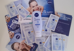 DEMAQUILLANT SOUS LA DOUCHE NIVEA AVEC LES INITIES (PRÉSENTATION DU TEST)