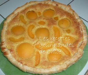 Tarte aux pêches