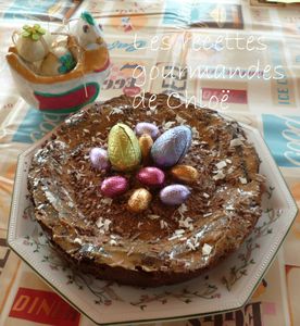 Cheesecake de Pâques au mascarpone et chocolat
