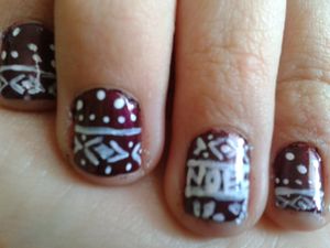 Nail art pull " jacquart "
