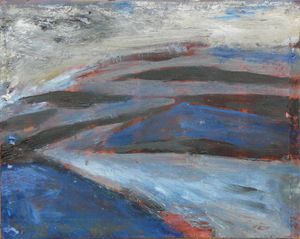 mer intérieure, paysage abstrait de Marine Assoumov