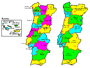 Les régions du Portugal