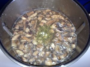 Risotto WW aux champignons au Thermomix
