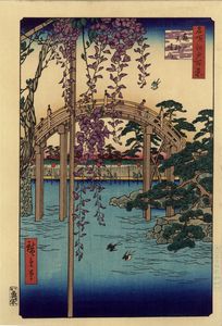 vends estampes véritable hiroshige 100 vues de EDO