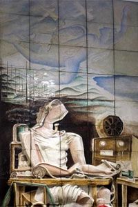O. Zadkine à la Poste