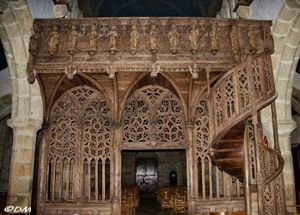 Jubé de la chapelle de Lambader