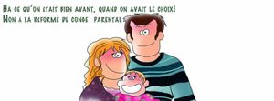 Dites NON à la nouvelle loi votée sur le Congé Parental!