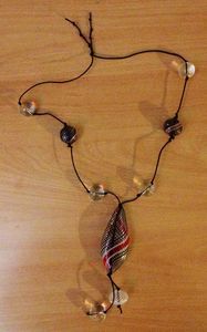 Parure avec perles en verre de Murano style Salviati