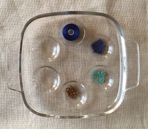 Bleu lagon, perles japonaises miyuki