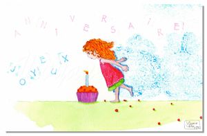 Vivyane, une petite fée du crochet fête son bloganniversaire