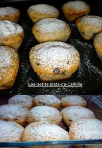Muffins banane et pépites de chocolat