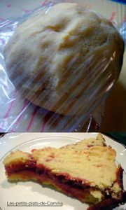 Gâteau basque aux cerises