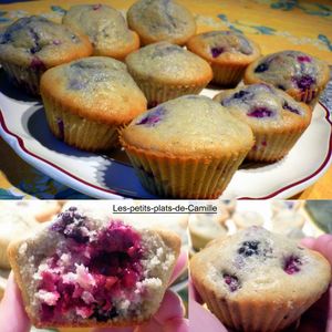 Muffins aux mûres du jardin
