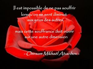 La souffrance, citation d'Omraam Mikhaël Aïvanhov