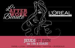 Afterwork beauté organisé par L'Oréal Professionel