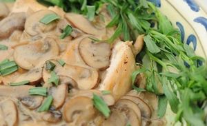 Poulet à l'estragon (Wok)