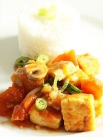 Tofu à la sauce aigre douce