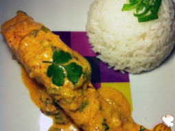 Curry de saumon épicé aux carottes (Thermomix)
