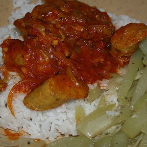 Rougail saucisses (Thermomix)