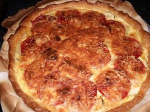 Tarte tomate chorizo (Thermomix)