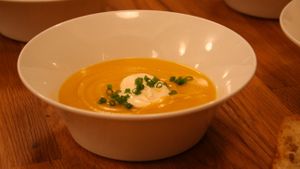Soupe de courge butternut