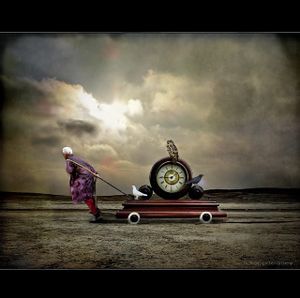 Le Troisième Jour, l'Horloge et le Globe.