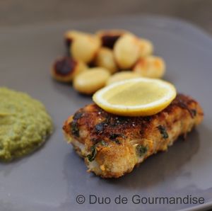 Poisson pané aux agrumes