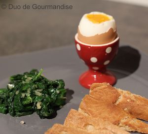 Epinards sautés au beurre