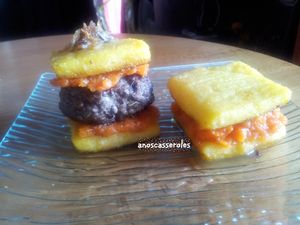 Hachis parmentier revisité à la polenta