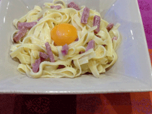 Pâtes façon Carbonara