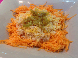 SALADE DE CAROTTES ET LENTILLES CORAIL