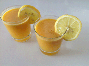 smoothie pomme orange gingembre