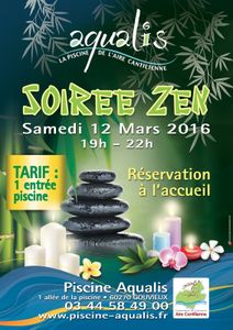 Soirée ZEN à la piscine de Gouvieux le 12 mars de 19h à 22h