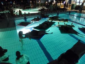 Une soirée ZEN à la piscine de Gouvieux bien réussie
