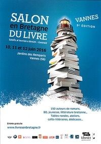 Jean Louis Debré et Valérie Bochenek au salon du livre de VANNES