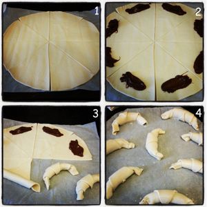 Croissants chocolatés