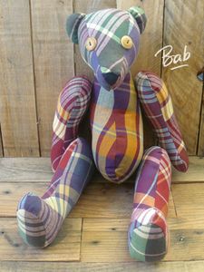 L'ours en tissu