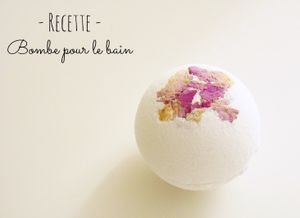 Une boule effervescente pour le bain