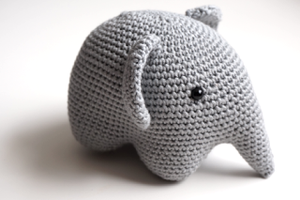 L'éléphant amigirumi