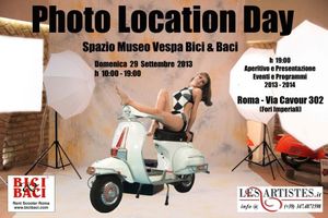 VESPA IN POSA FOTOGRAFICA