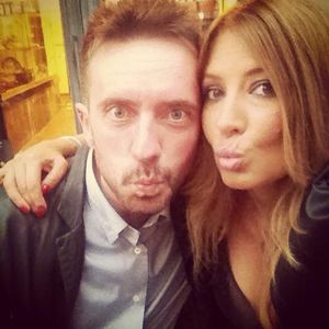 Selvaggia Lucarelli con l'ex Andrea Scanzi