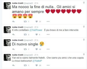 Naike Rivelli e Yari Carrisi