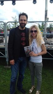 Alessandra Cinardi con Neri Marcorè