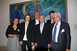 De gauche à droite : Cécile Malo, Adeline Granerau, Jean-François Tordo, Philippe Lagayette, Solène Espitalié et Maurice Tchenio