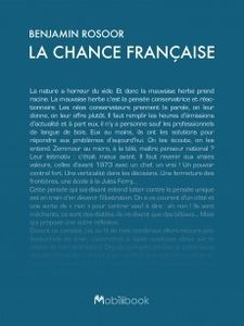 La chance française : ne pas penser comme Zemmour