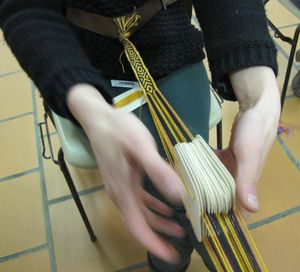 Tissage sur tablettes