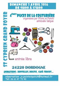 Programme Puces de le Couturière 2016